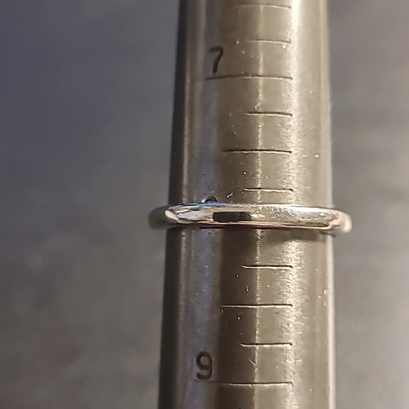 Sterling Silver/Pink Genuine Tourmaline Ring---EUC - Picture 5 of 5